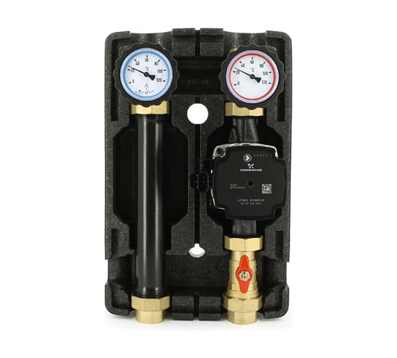Насосная группа Uni-Fitt DN25, Grundfos, UPM3, HYBRID 25-70 490H2500