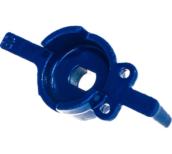 Ручка бабочка для крана Uni-Fitt  размером 1/2", синего цвета 129T2100