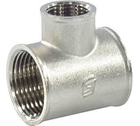 Тройник SantechSystems латунь, перех Ду20x15x20 м/м никель 027-9115