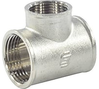 Тройник SantechSystems латунь, перех Ду25x20x25 м/м никель 128-9013