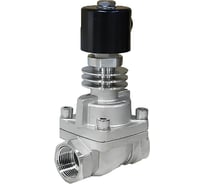 Соленоидный клапан TITAN LOCK нормально-закрытый, пилотный, 220В, PN16, Нерж.304/PTFE, DN32, TLSCP32/16PT1S