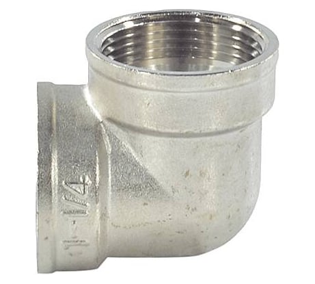 Угольник SantechSystems латунь, Ду15 м/м никель 127-9245