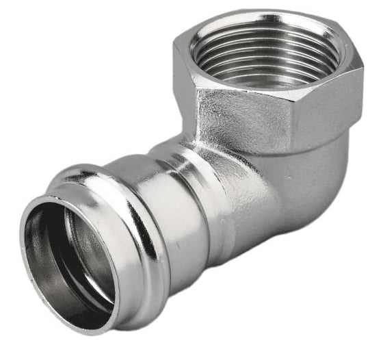 Угольник SantechSystems нержавеющая сталь, AISI 304 Дн18x1/2" пресс/ВР 129-8960 1