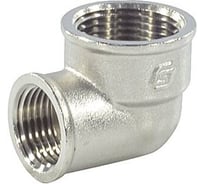 Угольник SantechSystems латунь, перех Ду25x20 м/м никель 128-9009