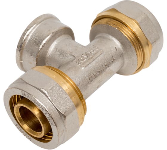 Тройник обжимной для металлопластиковых труб Millennium 26мм x 3/4" х 26мм с внутренней резьбой MTF3426
