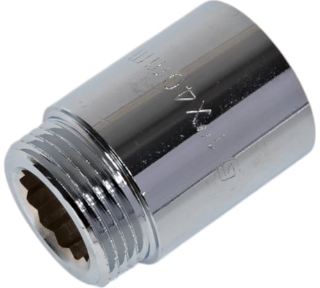 Удлинитель SantechSystems латунь, Ду25 м/р L=40мм хром 127-0997