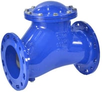 Клапан обратный Benarmo чугун, шаровой, Ду250, Ру10/16, фланцевый, шар - чугун+NBR 11 019-2424