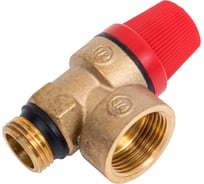 Клапан предохранительный Benarmo угловой, латунь, Ду15x20 р/м, Рср3 120-6996