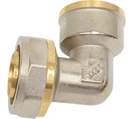 Угольник Millennium 90 обжимной, для металлопластиковых труб 32x1'' с внутренней резьбой MUF1032