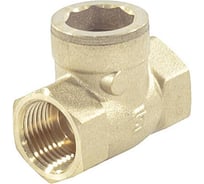 Клапан обратный поворотный SantechSystems Ду32 Ру16 м/м д/лат латунь+EPDM 019-2532