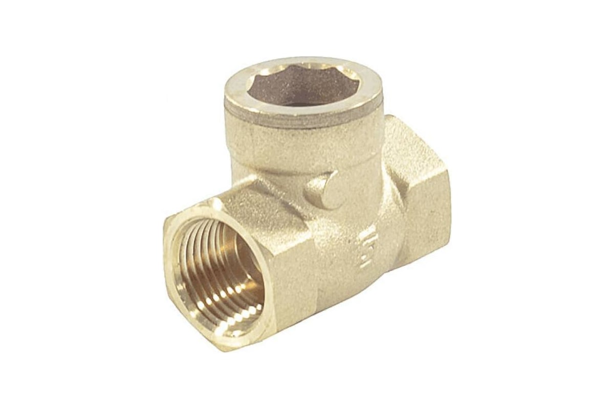 Клапан обратный поворотный SantechSystems Ду25 Ру16 м/м д/лат латунь ...