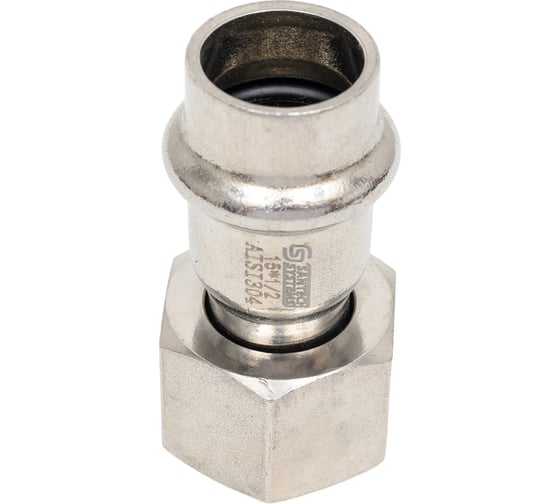 Муфта SantechSystems нержавеющая сталь AISI 304, Дн15x1/2" пресс/нак/г 129-9066