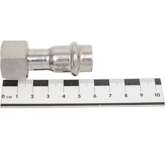 Муфта SantechSystems нержавеющая сталь AISI 304, Дн15x1/2" пресс/нак/г 129-9066