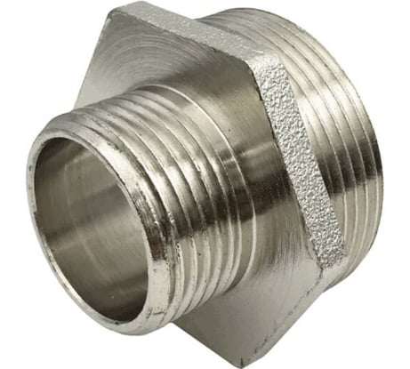 Ниппель переходной SantechSystems латунь, Ду40x25 НР, никель 128-9026