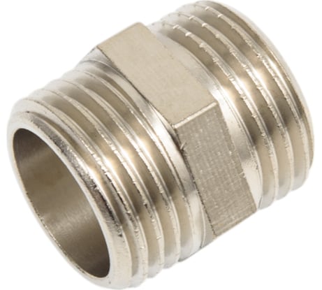 Ниппель SantechSystems латунь, Ду15 НР, никель 127-9231