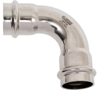 Отвод SantechSystems нержавеющая сталь AISI 304, Дн28x90 гр, пресс 129-8937