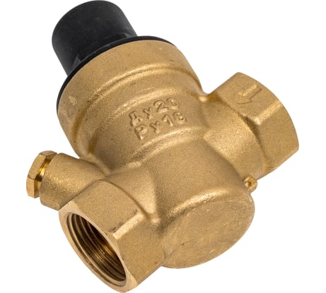 Регулятор давления мембранный SantechSystems РДФ Ду20, Ру16, муфта/муфта, Рн1-6, под манометр 019-3023