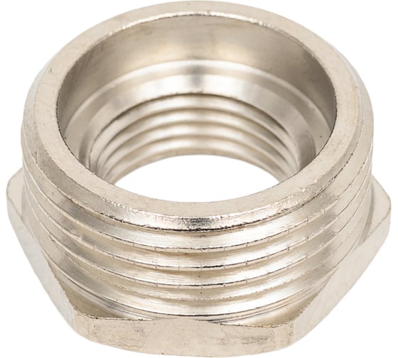 Футорка SantechSystems Ду25x15 р/м, латунь, никель 127-9203