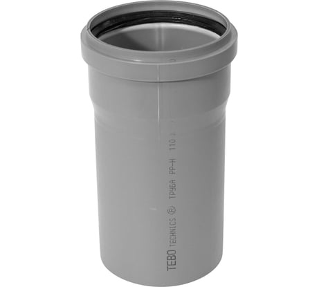 ПП Труба внутренней канализации TEBO 50x1,8x150 мм 013010117