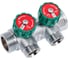 Коллектор с регулирующими клапанами SantechSystems 1", 2в 3/4" ЕК н/р, межосевое расстояние между выходами 45мм 129-8679 13