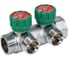 Коллектор с регулирующими клапанами SantechSystems 1", 2в 3/4" ЕК н/р, межосевое расстояние между выходами 45мм 129-8679 1