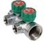 Коллектор с регулирующими клапанами SantechSystems 1", 2в 3/4" ЕК н/р, межосевое расстояние между выходами 45мм 129-8679 4