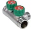 Коллектор с регулирующими клапанами SantechSystems 1", 2в 3/4" ЕК н/р, межосевое расстояние между выходами 45мм 129-8679 10