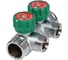 Коллектор с регулирующими клапанами SantechSystems 1", 2в 3/4" ЕК н/р, межосевое расстояние между выходами 45мм 129-8679 12