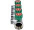 Коллектор с регулирующими клапанами SantechSystems 1", 4в 3/4" ЕК н/р, межосевое расстояние между выходами 45мм 129-8681 4