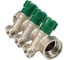 Коллектор с регулирующими клапанами SantechSystems 1", 3в 3/4" ЕК н/р, межосевое расстояние между выходами 36мм 129-9352 4