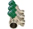 Коллектор с регулирующими клапанами SantechSystems 1", 3в 3/4" ЕК н/р, межосевое расстояние между выходами 36мм 129-9352 11