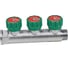 Коллектор лат клап рег SantechSystems 3/4", 3 выхода под плоское уплотнение 1/2" н/р, межосевое расстояние между выходами 45мм 129-8673 10