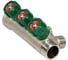 Коллектор лат клап рег SantechSystems 3/4", 3 выхода под плоское уплотнение 1/2" н/р, межосевое расстояние между выходами 36мм 129-9346 12