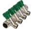 Коллектор лат клап рег SantechSystems 3/4", 4 выхода под плоское уплотнение 1/2" н/р, межосевое расстояние между выходами 36мм 129-9347 12