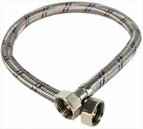 Гибкая подводка для воды Millennium из нержавеющей стали, 40см, гайка/гайка 1/2-3/8 PVFF38040