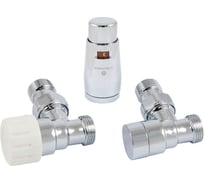 Комплект угловой SCHLOSSER GZ1/2xM22x1.5 хром с головкой Мини M30x1.5 603400047