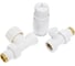 Комплект проходной SCHLOSSER DN15 GZ1/2xGW1/2 с головкой Мини M30x1.5, белый 602200057 1