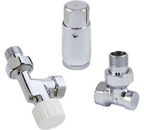 Комплект аксиальный SCHLOSSER DN15 GZ1/2хGW1/2 с головкой Мини M30х1.5, Хром 602200127