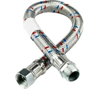 Гибкая подводка для воды Millennium Гигант усиленная, из нержавеющей стали, гайка-штуцер, 1'', 120см PGFM10120