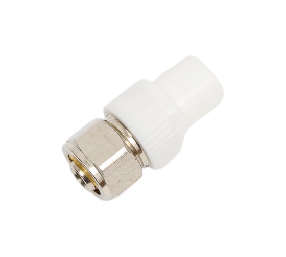 Переход на PEX или металлопластиковую трубу PRO AQUA PP-R Белый ШК 20x16 PA76008Pb
