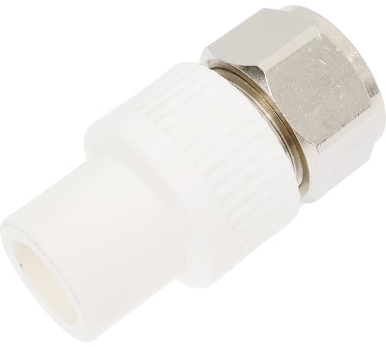 Переход на PEX или металлопластиковую трубу PRO AQUA PP-R Белый ШК 20x16 PA76008Pb