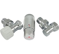 Комплект угловой SCHLOSSER DN15 GZ1/2xGW1/2 с головкой Мини M30x1.5, хром 602200060