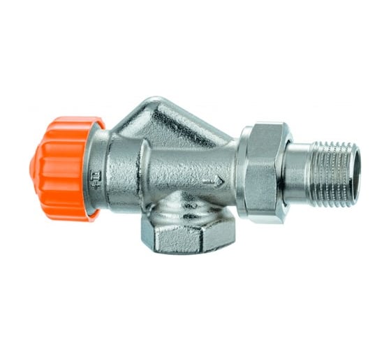 Термостатический клапан Heimeier Eclipse F, DN15 1/2" с автомматическим ограничителем расхода, осевой 3460-02.000