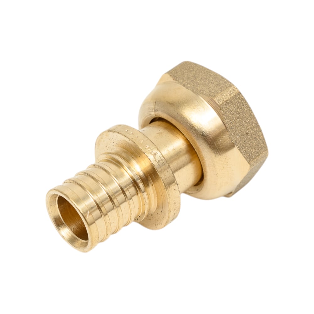 МуфтааксиальнаяMillenniumдлятрубизсшитогополиэтилена,комбинированная,снакиднойгайкойф16x2.2мм-1/2"MSPN1612