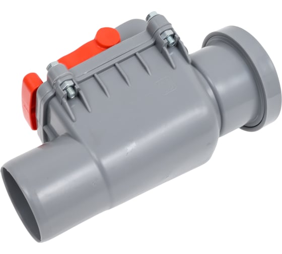 Обратный клапан внутренней канализации TEBO ПП 50, с затвором 013021403-1 1