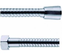 Шланг для душа FASHUN 150 см, двойная оплетка, хром, D=14 мм, гайка цинк G1/2 хром+гайка медь хром G1/2 A43 00-00000803