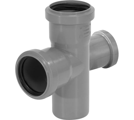 Крестовина внутренней канализации TEBO ПП, 50х50х50 мм, 87.5 гр 013020535
