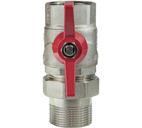 Шаровой кран KROMWELL с полусгоном, 1 1/4", ВР-НР, ручка бабочка KW.185.07