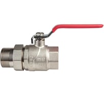 Шаровой кран KROMWELL с полусгоном (ручка-рычаг) 1 1/2"ВР-НР KW.185.08