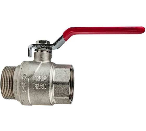 Шаровой кран KROMWELL (ручка-рычаг) 1 1/2" внутренняя - наружная резьба KW.283.08